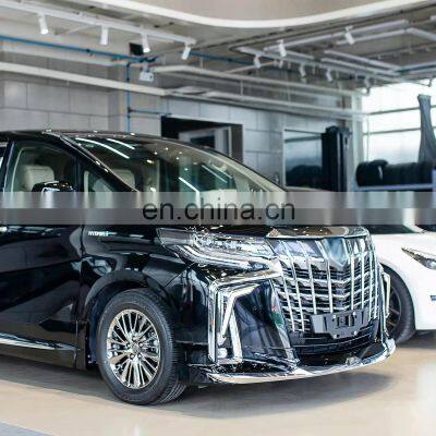 Factory outlet ABS PP material of bumpers for Toyota Alphard 2015-2018 upgrade to 2019-2022 Model Prefect fitment