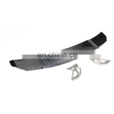 Corrosion-resistant Light Weight 100% Dry Carbon Fiber Material Rear Spoiler Wing For Universal Sedan Car