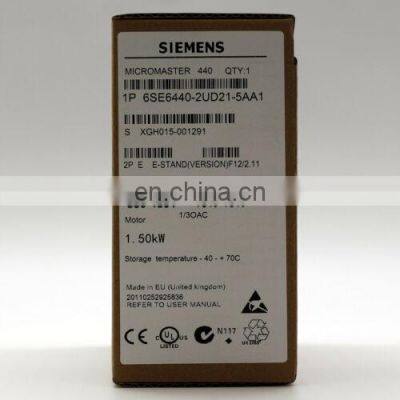 Siemens 1.5KW Inverter 1P 6SE6440-2UD21-5AA1 380-480V Brand New High Quality