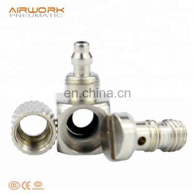 Mini Micro Small Metal Pneumatic Joint Fitting Male Elbow Air Push in Fitting photo-4