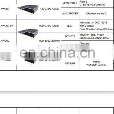 Offroad Vehicle Slide Storage Drawer Box System for FORD Nissan Patrol Toyota Land Cruiser 80 100 150 200 300 Series Drawer