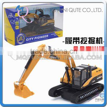 Mini Qute 1:50 kid Die Cast pull back alloy engineering Excavator truck vehicle diecast model car educational toy NO.MQ 91007S