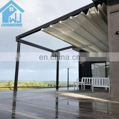 Outdoor Roof Glass Window Retractable Roof Conservatory Awning for Garden