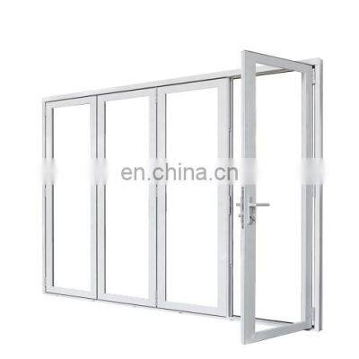 new style quality upvc accordion folding door Soundproof double glazed doors