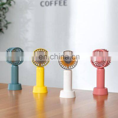 Handheld Small Travel Office Air Cooling Battery Charge USB Rechargeable Pocket Portable Handy Mini Fan photo-5