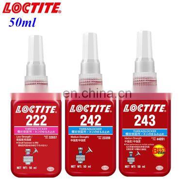 50ml screw glue Loctiter 222 241 242 243 262 thread sealant 263 270 2701 271 Sealing 272 273 277 290 Anaerobic Locking Adhesive