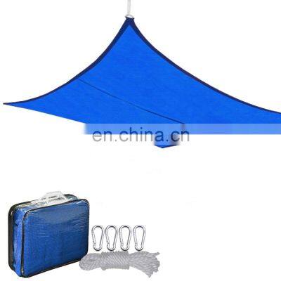 Suitable for four seasons 185gsm 100% new HDPE with UV sun shade sail for swimming pool