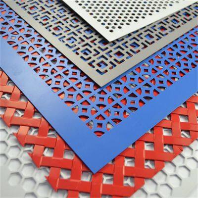 For Architectural Decoration Perforated Plate Isolation Net Decorative Hexagonal Mesh