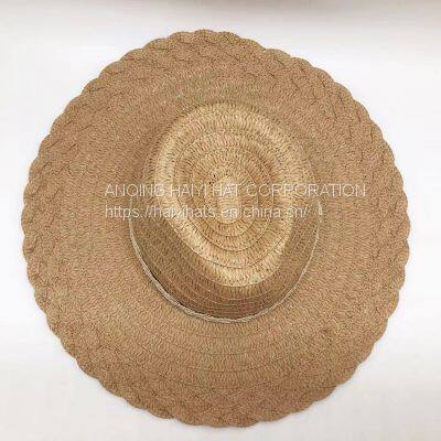 Summer Men's and Women's Big Brim Straw Hat Outdoor Sun Hat Sunscreen Hat photo-3
