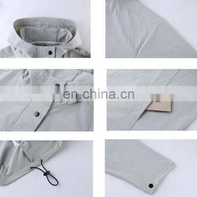 New Custom Logo Light Weight Windbreaker Hoodie Men's Outdoor Casual Jogging Sports Jacket Fitness Clothes Tracksuits photo-5