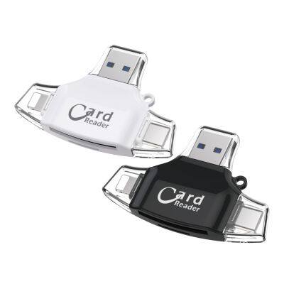 3 in 1 Type C Memory Card Reader OTG Card Adapters USB C to SD Card Reader USB C To USB Adapter For phone