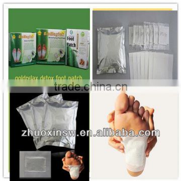 2013 best selling bamboo vinegar detox foot patch