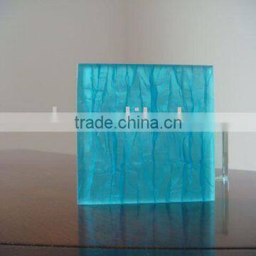 Acid Etched Decorative Glass for furniture/cabinet door decorative glass