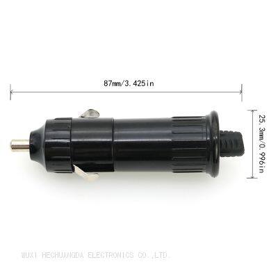 Three section cigarette lighter connector 5A 10A 15A 20A 12V 24V Cigarette Lighter charger plug