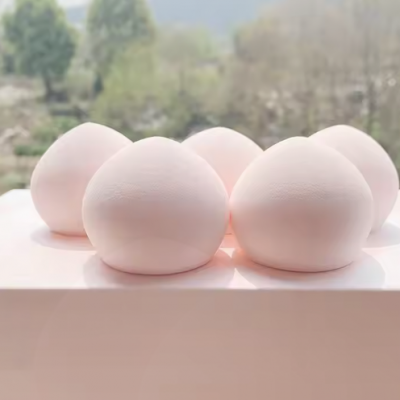 Fashion New Arrival Cosmetics Blender Puff Bread Makeup Sponges PU Become Bigger Wet Dry Use Washable Makeup Sponges