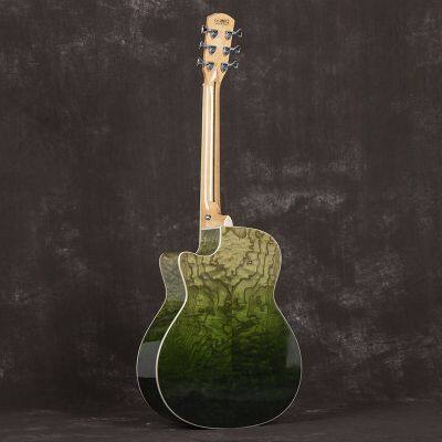 Otis 41inch Acoustic Guitar High End Acoustic Guitars AC-Green Custom Guitar Factory Manufacturer photo-3