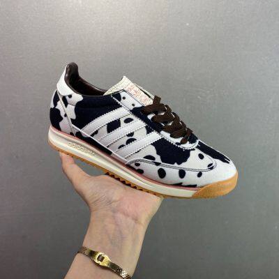 Wales Bonner x Sl 72 KRS Classic Vintage Low-Top Casual Sport Jogging Shoes