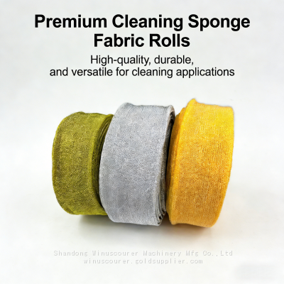 Silver And Golden Kitchen Cleaning Sponge Fabric Cloth
