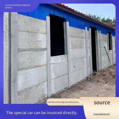 Prefabricated Precast Concrete Fence Panels, Customized Cement, Suitable for Farm Fences, Construction Site Enclosures, and Isolation Protective Walls photo-4