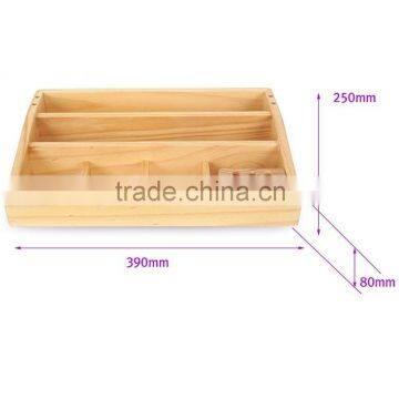 New Product:Solid Wood 3 Layer Cosmetic Box, Personalized Makeup BoxesMakeup Box photo-2