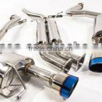 CATBACK EXHAUST WITH TITANIUM TIPS for AUDI A4 B7 2004-2008 STAINLESS STEEL