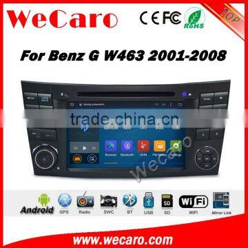 Wecaro WC-MB7501 android 5.1.1 gps navigation for benz G W463 2001-2008 radio dvd car multimedia system wifi 3g playstore