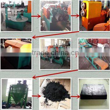 low price quality Waste Tire Recycling Rubber Powder Machine / Complete Tire Recycling Plant