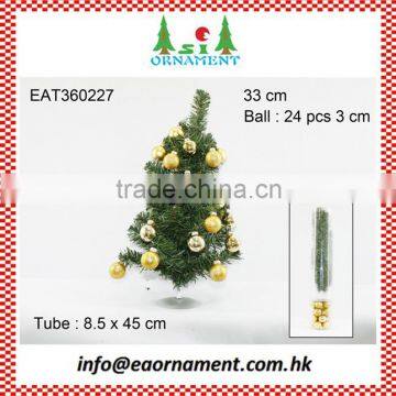 Gold Decorative Artificial Christmas Tree photo-3