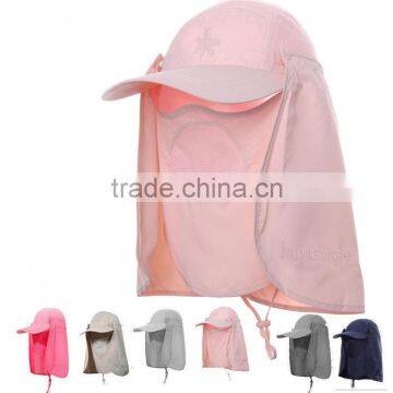 High Quality Pink Color Coton Jungle Bush Hat