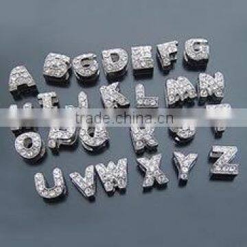 8mm MM clear stone slide letter, new style .for line slide