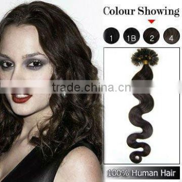 Indian Remy Human Hair Prebonded Hair Extensions