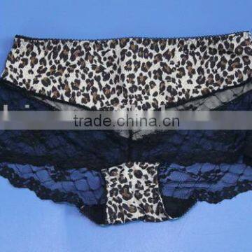 Sexy Transparent Lady Underwear,leopard Print Lace Underwear Panty photo-5