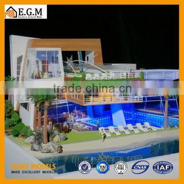3d Beach Architectural Villa Design Model