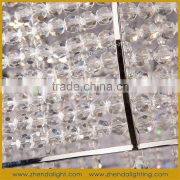 White Color Birdcage Shape Fancy Light Modern Crystal Pendant Lamp Online Shopping D048/16+9 photo-4