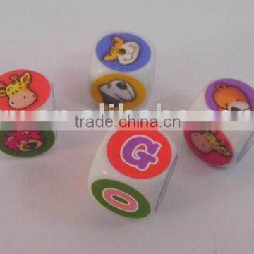 Game dice Children's game dice