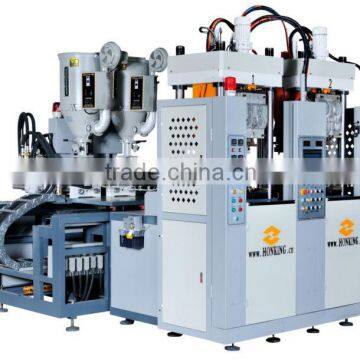 2 station double color tpr shoe sole manufacturing machine