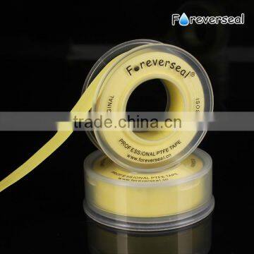 12mm width, above 1.0g/cm3 density yellow ptfe tape