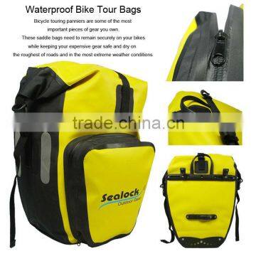 waterproof bicycle pannier carry bag for travelling on sale