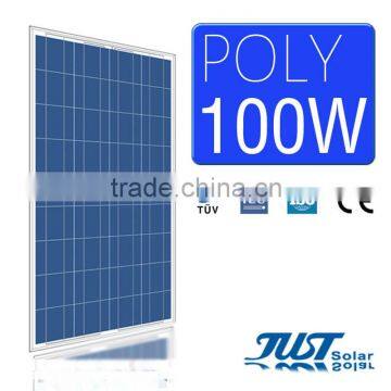 High Quality 100 Watt Polycrystalline Solar Panel for Home Solar Panel Kits Paneles Solares With CE Tuv photo-1