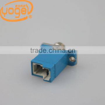 FTTH CATV Flange Type SM/MM PC/APC Optical Fiber FC to e2000 Adapter