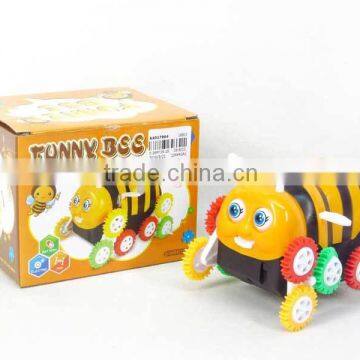 Hot selling battery operate bees shape tumbling car, latest animal tumbling car