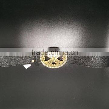RHINESTONE BUCKLE Fake Leather Customized Style photo-4