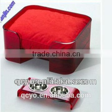 custom acrylic nice animal shaped pet bed