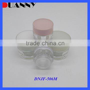 Manufacturer Round Cosmetic Acrylic Cream Jar 30G 50G Empty Plastic Jar Wholesale