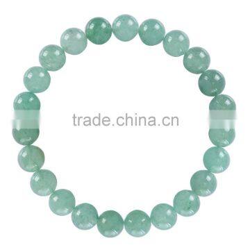 Fashion Charm Bangle Latest Design Daily Wear Bangle 8 mm 7.5 Inch Green Aventurine Gemstone Bracelet