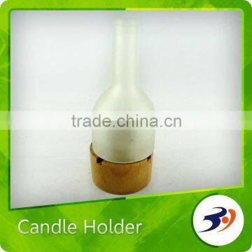 China Supplier Big Clear Glass Candle Holder