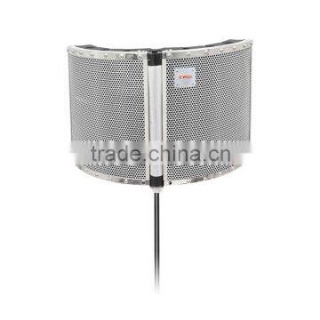 Professional acoustic shield studio microphone screen, Microphone pop Filter