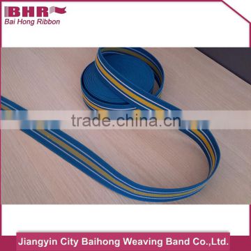 Plastic jacquard elastic ribbon made in China