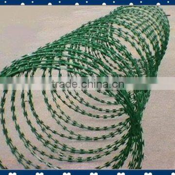 2015 wire mesh galvanized welded razor fence