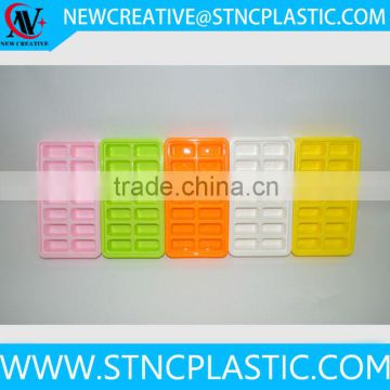 14 grids colorful plastic ice cube mold